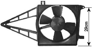 VAN WEZEL 3734747 -  Вентилятор, охлаждение двигателя